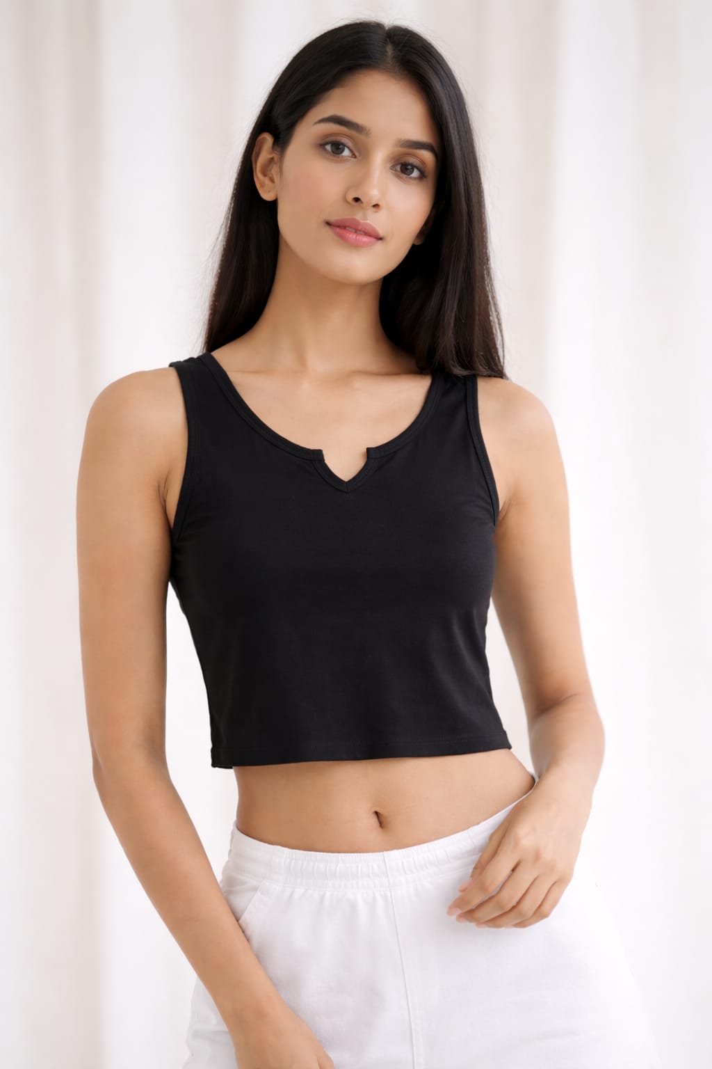 Cropped tank top